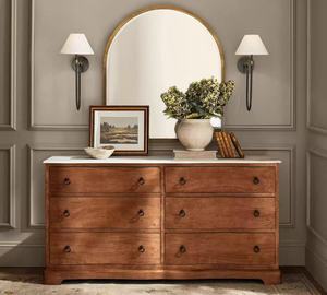Letto Moderno di Lusso con Testiera Intrecciata in Rattan <span class=keywords><strong>e</strong></span> Legno, Arredamento per Camera da Letto in Materiali Misti - Product Image 3