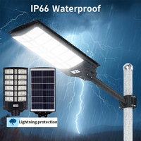 Lampadaire Solaire LED Tout-en-Un Professionnel 600W 800W 1000W IP65 ABS, Éclairage Extérieur avec Garantie 1 An et Faisceau 270°