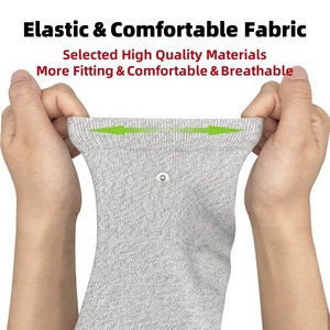 Bán Buôn Ánh Sáng Màu Xám Nền Đất Vớ Dẫn Điện Bạc Sợi Kháng Khuẩn <span class=keywords><strong>ESD</strong></span> An Toàn Trái Đất Kết Nối Vớ Với Dây Và Cắm - Product Image 4