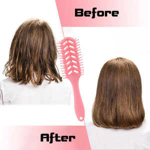 <span class=keywords><strong>Brosse</strong></span> à <span class=keywords><strong>cheveux</strong></span> ventilée pour séchage rapide, démêlage et antistatique, pour hommes et femmes, coiffage fin - Product Image 6