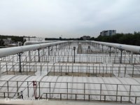Couverture de réservoir d'égouts en fibre de verre FRP légère et résistante RUNLIN, services de découpe et de pliage pour fossés de drainage, traitement de surface lisse