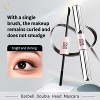 OEM Créez votre propre marque de mascara liquide vegan noir bouclé volumisant pour les yeux, personnalisable, double face, 2 en 1, imperméable