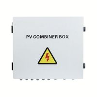 Boîtier de Combinaison DC Étanche IP65 pour Système Solaire Photovoltaïque 1000V 6 Chaînes avec Disjoncteur de Protection Contre la Foudre et Fusible SPD