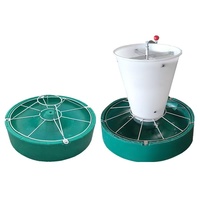 Mangeoire automatique pour porcs en acier inoxydable, double usage sec/humide, équipement robuste pour le bétail