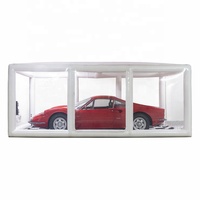 Housse de voiture étanche à l'air, portable, gonflable, transparente, en pvc, étanche, abri pour capsule gonflable, tente de garage pour voiture.