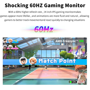 Màn hình IPS di động 14 inch 4K, chống ánh sáng xanh, màn hình di động cho chơi game, văn phòng, điện thoại - Product Image 2