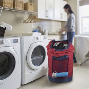 Extra Large Laundry <b>Backpack</b> Bag 125L Heavy Duty Durable Thick Material Laundry Hamper for <b>College</b> Dorm & Apartment - Product Image 5