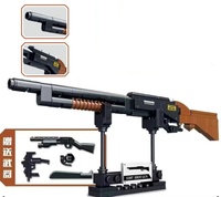 Série militaire arme jouet modèle jouet pistolet HK416 assemblage ak 47 pistolet bricolage assemblage brique ensemble pistolet jouet