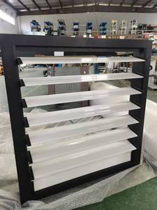 Cơ giới nhôm louvered Lưỡi có thể điều chỉnh louver jalousie Windows ngoài trời ngang hoặc dọc tùy chọn cửa chớp ngoài trời - Product Image 5