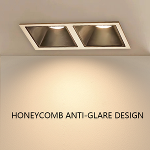 Plafonnier <span class=keywords><strong>LED</strong></span> moderne en aluminium haute luminosité, anti-éblouissement, <span class=keywords><strong>spot</strong></span> encastré pour salon, éclairage intérieur durable - Product Image 5