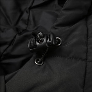 Veste bomber longue imperméable pour homme, taille plus, col montant, à capuche, tissée, pour l'extérieur, directement de l'usine au Bangladesh - Product Image 4