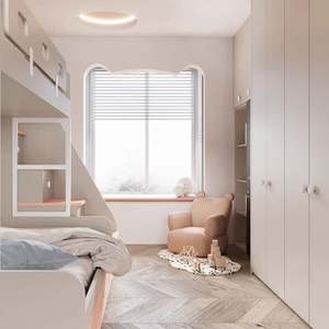 Armario de Madera Independiente, Elegante y Resistente, Color Rosa con un Toque Femenino para Almacenamiento en el Dormitorio - Product Image 2