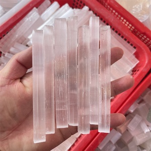 Bacchetta di Selenite grezza naturale all'ingrosso bacchetta di Selenite di pietra grezza - Product Image 5