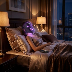 Máscara de Terapia Facial LED SUNGLOR SG-MSK-FN de 7 Colores, Salida de Energía Eficiente de Cinco Voltios para un Mantenimiento Doméstico Confiable a Largo Plazo - Product Image 6