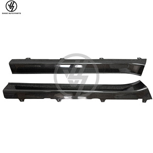 Seuils de porte en fibre de carbone brillante à tissage sergé, style mot de passe, pour GTR R35 2008-2016 avec ajustement précis 1:1 - Product Image 6