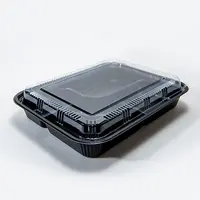 Discount disposable plastic food packaging box fast food packaging transparent plastic food box
