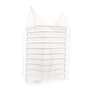 Boîte de Pétri carrée stérile transparente en PS pour laboratoire, 100x100mm - Product Image 5