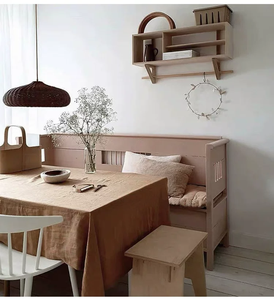 Nappe <span class=keywords><strong>de</strong></span> <span class=keywords><strong>table</strong></span> rétro française en <span class=keywords><strong>coton</strong></span> pour fête d'anniversaire, stand, dortoir, toile <span class=keywords><strong>de</strong></span> fond photo, tissu suspendu, sensation haut <span class=keywords><strong>de</strong></span> gamme - Product Image 3