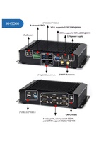Mini PC industriel sans ventilateur EIP KH5000/9000, processeur de 4e à 10e génération, ordinateur embarqué, en stock, 4 Go/8 Go de RAM, 64 Go/128 Go/1 To de disque dur
