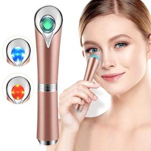 Eye Pen Uso en el hogar Multifunción Saludable Rojo Azul + Jade Calor Vibración Masajeador de ojos Varita con calor Dispositivo de belleza para ojos - Product Image 3
