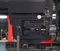 Scie à ruban horizontale industrielle automatique pour la découpe des métaux avec moteur à engrenages à tension mécanique