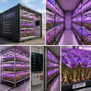Serre tunnel agricole à film simple avec contrôle intelligent de la température, personnalisée pour la culture du safran - Product Image 6