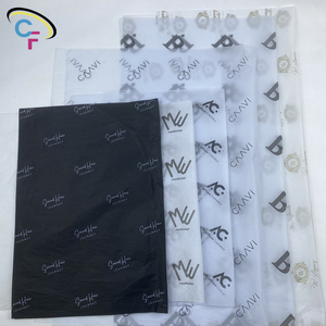 Logo stampato personalizzato di fascia alta 17gsm spessore <span class=keywords><strong>Texture</strong></span> perfetta imballaggio carta velina bianca per sacchetti regalo - Product Image 6
