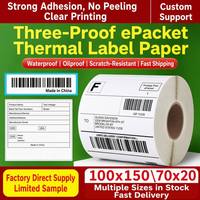Papier pour étiquettes d'expédition / Papier pour étiquettes adhésives / Papier pour étiquettes d'imprimante / Papier pour étiquettes thermiques / Rouleau de papier pour étiquettes
