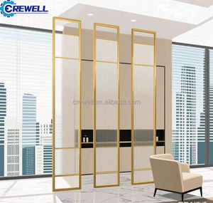 <span class=keywords><strong>Cloison</strong></span> de chambre d'hôtel moderne réglable <span class=keywords><strong>Cloison</strong></span> décorative <span class=keywords><strong>en</strong></span> métal <span class=keywords><strong>amovible</strong></span> d'intérieur Design de luxe pour bureau à domicile - Product Image 5