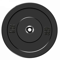 Fitness Gym Workout Disques d'haltérophilie réglables Poids de compétition Plaques d'haltères LBS KG Plaques de pare-chocs en caoutchouc