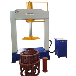 Máquina Prensa Hidráulica de 200 Toneladas para Neumáticos Sólidos de Montacargas Móviles - Product Image 1
