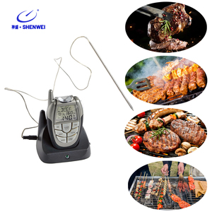 Thermomètre de cuisine de style <span class=keywords><strong>ancien</strong></span> SW pour la cuisson de la viande avec sondes filaires, thermomètre alimentaire de type aiguille avec minuteur, ustensiles de cuisine - Product Image 5