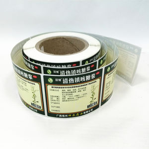 Alta Qualidade Custom Tosse Syrup Label Etiqueta Rolo De Papel Etiqueta De Garrafa De Medicina para Uso Líquido - Product Image 6