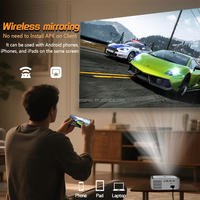 Proyector Inteligente ShenZhen 4K LCD 3D con Enfoque Automático, Android 13, Full HD, Eléctrico, Mini, de 100 Pulgadas, para Cine en Casa y Videojuegos