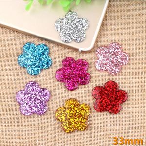 Cabochons en résine à paillettes, motif floral, grande taille, dos plat, pour la décoration, les loisirs créatifs et les embellissements pour scrapbooking et accessoires DIY - Product Image 1