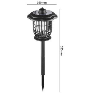 Lámpara Solar Repelente de Insectos para Exteriores, 160mm 525mm, Trampa para Mosquitos UV, Luz de Jardín con Estaca - Product Image 1