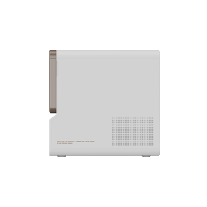 เครื่องทำน้ำแข็งทรงกระสุนสีขาวขนาดกะทัดรัดผลิตน้ำแข็งได้รวดเร็วมีเสียงรบกวนต่ำและดีไซน์ทันสมัยเหมาะสำหรับบ้าน/สำนักงาน/ปาร์ตี้ที่ใช้ - Product Image 5