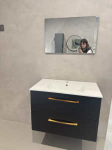 Pia de Mármore Moderna para Hotel, Montada na Parede, Feita à Mão, Personalizável, Acabamento Polido, Lavabo Comercial, Fácil de Limpar - Product Image 6