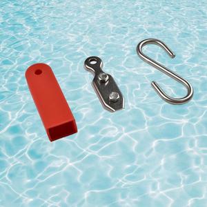 Resistente 25m di plastica per piscina corsia gancio SHanger con Logo personalizzato prestazioni stabili e Design personalizzabile