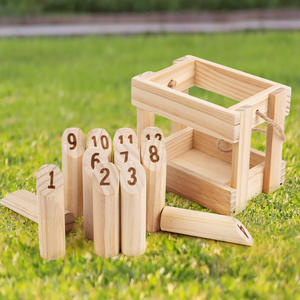 Ensemble de <span class=keywords><strong>jeu</strong></span> de lancer en bois 12 jeux de lancer de blocs numérotés ensemble intérieur <span class=keywords><strong>jeu</strong></span> de cour de bowling pour enfants adolescents adultes famille - Product Image 2