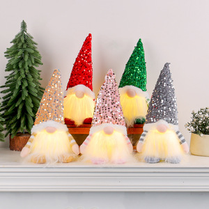 30cm <strong>Christmas</strong> Doll Elf Gnome With Led Light <strong>Pink</strong> <strong>Christmas</strong> Luxury <strong>Decorations</strong> for Home Xmas Navidad New Year Children's Gifts - Product Image 4