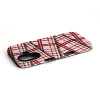 Coque de Téléphone Détachable 2-en-1 à Rayures Écossaises par Sublimation pour iPhone 16 et 17 AIR