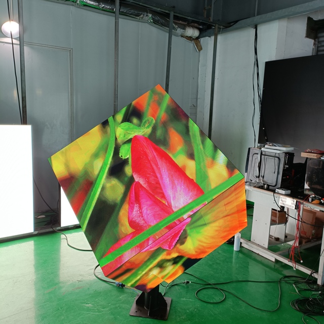 High Definition Fixed High Refresh Rate Waterproof High Resolution Commercial Complete Poster Cube Led Digital Floor Display