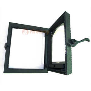 Puerta de Hierro Fundido para Estufa Exterior con Vidrio Resistente al Calor para Estufa de <span class=keywords><strong>Leña</strong></span> - Product Image 4