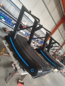 Commercial Gym Fitness <b>Foldable</b> Air Runner Unpowered Non-Motorized LED Screen Mechanical Driving Type Curved DGZ-9600A Wireless - Product Image 6