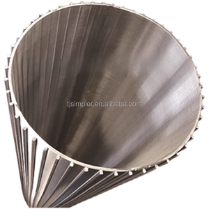 中国工厂工业用0.<span class=keywords><strong>2</strong></span>毫米0.5毫米0.7毫米1毫米间隙焊接楔形丝网过滤器 - Product Image 1