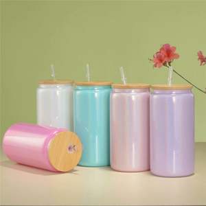 Automne hiver nouvelle couleur noël Halloween blanc 16Oz Orange crème marron vert violet bière canette en plastique - Product Image 5