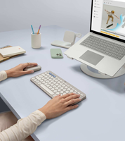 Combo Inalámbrico Original Logitech Pebble 2, Teclado y Ratón Inalámbricos para Windows, Ratón Compacto Inalámbrico de 2.4 GHz