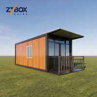 Maisons conteneurs modulaires préfabriquées démontables portables 10ft 20ft 40ft Maisons miniatures modernes de luxe certifiées CE US AU