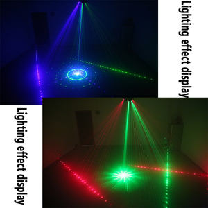 זול 6 עיניים Rgb לייזר מסיבת אור <span class=keywords><strong>dmx</strong></span> קול מופעל דיסקו מופע syestems עם אפקט דפוס - Product Image 4